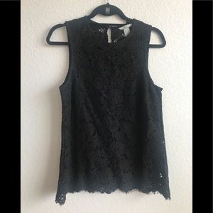 Sleeveless Lace H&M Blouse - Black sz Small